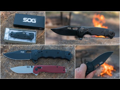 Видео: Обзор ножа SOG Seal XR. Большой черный нож.