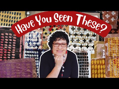 Видео: Изучение технологии гелиевой печати с использованием новых дизайнов с трафаретами и штампами