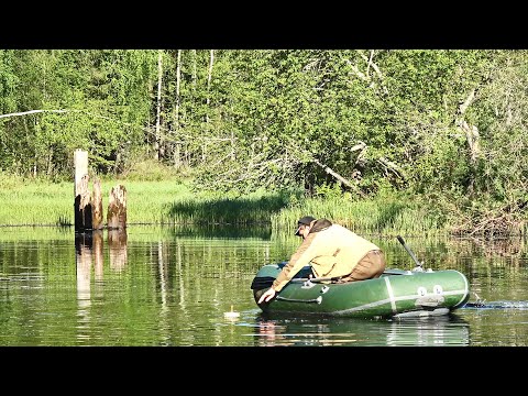 Видео: ЗАБРАЛИСЬ НА ГЛУХОЙ ОМУТ. ЛОВЛЯ ЩУКИ НА КРУЖКИ. ОТКРЫТИЕ СЕЗОНА.