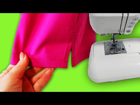 Видео: 2 удачных и ловких способа укоротить и аккуратно подшить футболку без оверлока (подборка № 28)