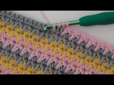 Видео: НЕВЕРОЯТНО ЛЕГКО 💯 схема вязания детского одеяла крючком для начинающих 2022