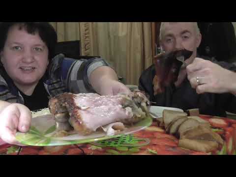 Видео: MUKBANG RUSSIA|ШОН ШВАЙНЕ РУЛЬКА| PORK KNUCKLE| КВАШЕННАЯ КАПУСТА|чуть ASMR | 먹방|
