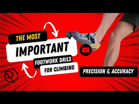 Видео: Работа ног для скалолазания