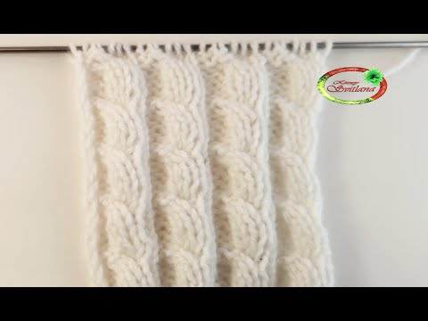 Видео: №72 Интересная резиночка 3*3 Узор для шапки, снуда, шарфика  Knitting pattern
