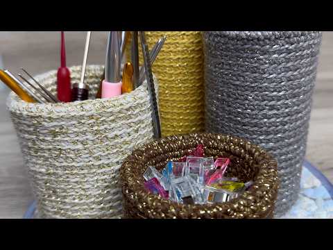 Видео: Подробный МК вяжем крючком! DIY! Knitting!