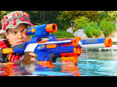 Видео: Nerf War: Битва миллионов подписчиков 3