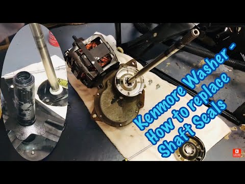 Видео: Протекающая шайба Kenmore — как заменить уплотнения вала.