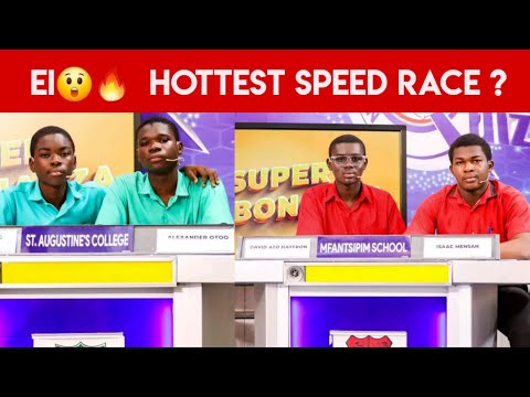 Видео: ГОРЯЧАЯ ГОНКА НА СКОРОСТЬ! Школа Святого Августина против школы Мфанципим | Финал #NSMQ2024