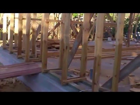 Видео: Мой Эко-Само-Строй 03 (каркас дома без посторонней помощи)