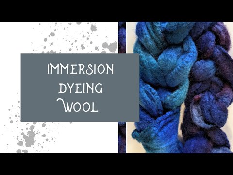 Видео: Как покрасить шерстяную ровницу дома