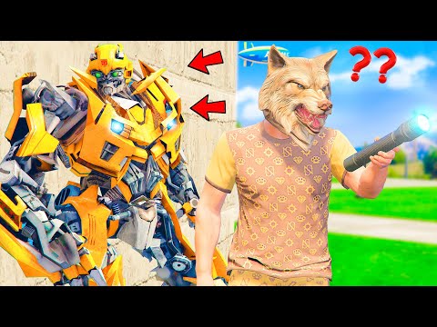 Видео: Я НАШЁЛ ДВУХ ТРАНСФОРМЕРОВ  ! ПОЙМАЛ БАМБЛБИ ! - ПРЯЧЬ И ИЩИ В ГТА 5 ОНЛАЙН