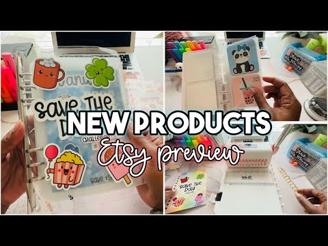 Видео: НОВЫЕ товары Etsy + любимые снова в моде! 💖 Предварительный просмотр товара и первый опыт переплё...