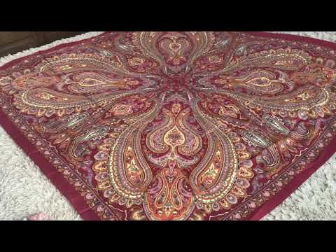 Видео: Шёлковые Павловопосадские платки .Часть 1