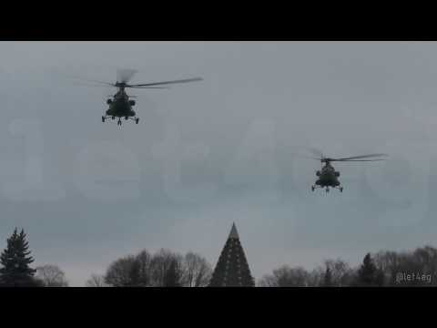 Видео: Вертолёты ФСО в Кремле