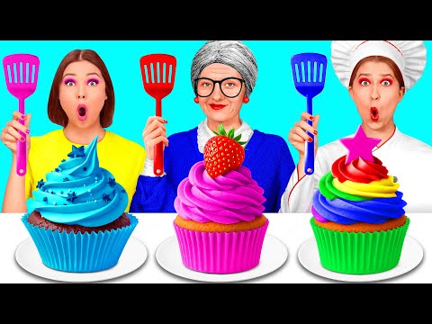 Видео: Кулинарный Челлендж: Я против Бабушки | Смешные Кухонные Моменты от HAHANOM Challenge