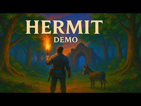 Видео: HERMІT — ОСЁЛ, МАГИЯ И ТАЙНЫ ОРДЕНА! ПЕРВЫЙ ВЗГЛЯД DEMO