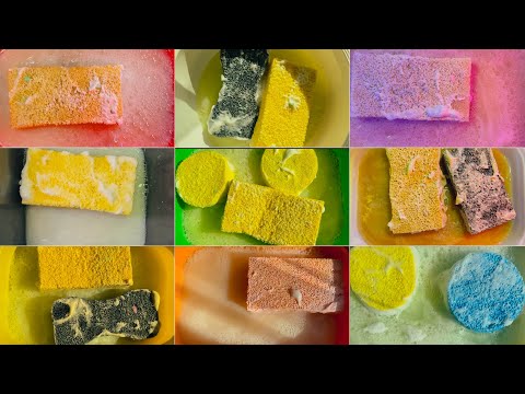 Видео: ASMR SOAP🧽 Compilation Squeezing Sponges #3 || АСМР 🧽 Подборка Выжимания Губок #asmr