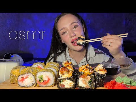 Видео: АСМР мукбанг роллы ✨ / болталка треш история 👀