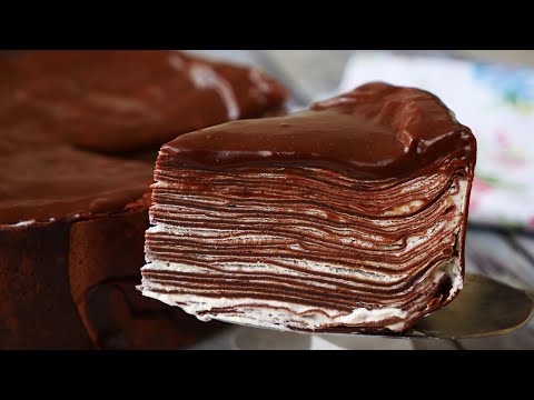 Видео: Шоколадный Торт 🍰  из блинов (Очень Вкусный) | Chocolate Pancake Cake
