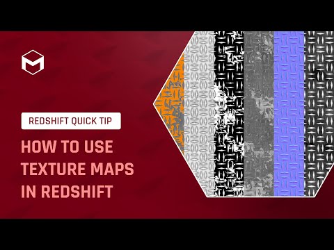 Видео: #RedshiftQuickTip 9: Как использовать текстурные карты