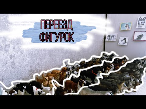 Видео: Переезд фигурок! Шляйх собак и Волков /моя коллекция/