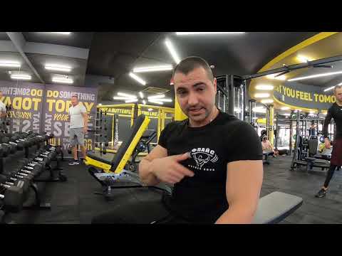 Видео: Тренировка 1 с Влади: Упражнения за гърди, предно, средно рамо и бицепс