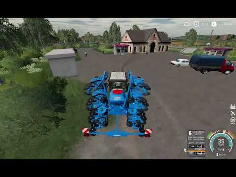 Видео: Farming Simulator 19..:Карта Балдейкино: вспашка  поля и продажа пеллет. Cерия 33.