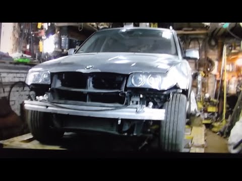 Видео: BMW X3  . Кузовной ремонт .