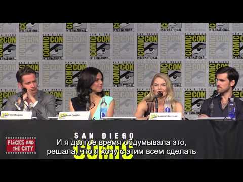 Видео: Панель каста "Однажды в Сказке" Комик-Кон 2015 русские субтитры
