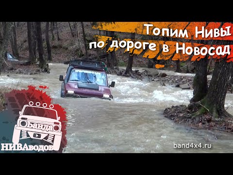 Видео: Утопили Нивы по дороге в Новосадовый