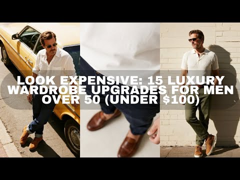 Видео: Выглядите дорого: 15 роскошных идей для обновления гардероба для мужчин старше 50 лет (до 100 дол...