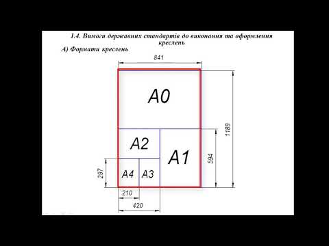 Видео: Тема1.Техніка виконання креслень і правила їх оформлення