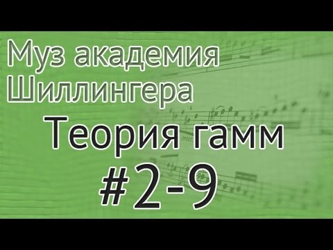 Видео: Музыкальная академия Шиллингера. Теория гамм #2-9
