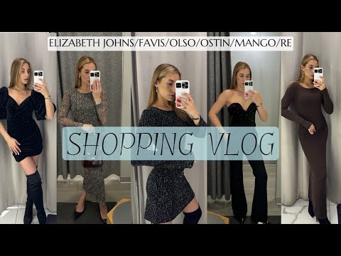 Видео: НОВОГОДНИЙ ШОПИНГ ВЛОГ часть 1 : OLSO/ELIZABETH JOHNS/FAVIS/OSTIN/MANGO/RE