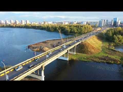 Видео: Реконструкция моста через мухавец  в Бресте #васькапилот 