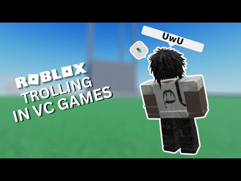 Видео: ТРОЛЛИНГ В ИГРАХ ROBLOX VC (FUUNY)
