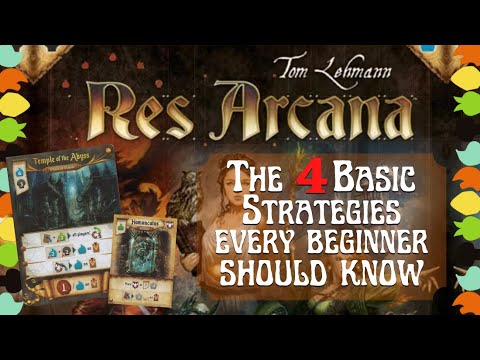 Видео: Res Arcana — 4 стратегии, которые должен знать каждый игрок