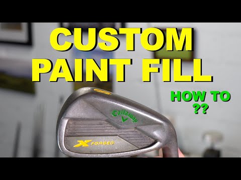 Видео: ИЗМЕНЕНИЕ ЦВЕТА КРАСКИ НА КЛЮШКАХ ДЛЯ ГОЛЬФА