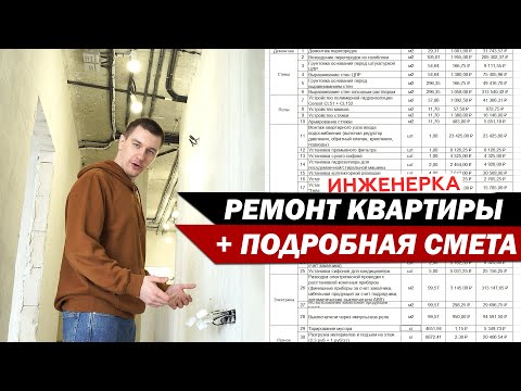 Видео: Ремонт квартиры + подробная смета.