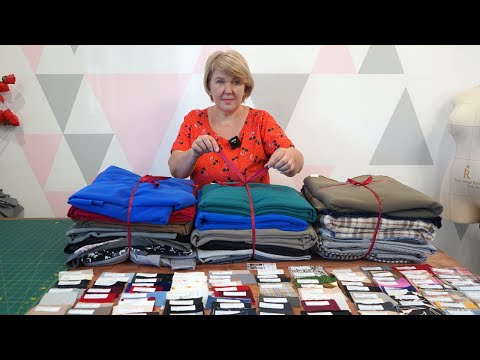 Видео: Новые теплые ткани. Обзор огромной посылки из магазина Атлас
