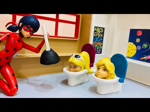 Видео: Леди Баг  против Skibidi toilet
