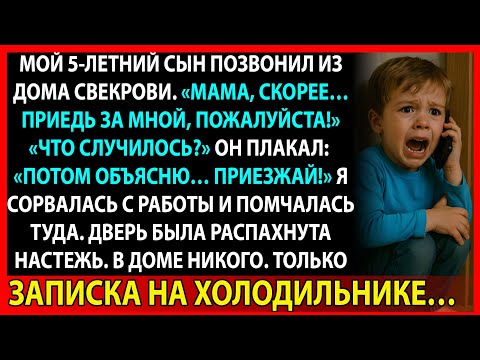 Видео: Я думала, что свекровь забрала сына. Но всё было куда страшнее