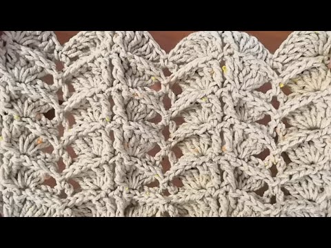 Видео: Красивый рисунок крючком.