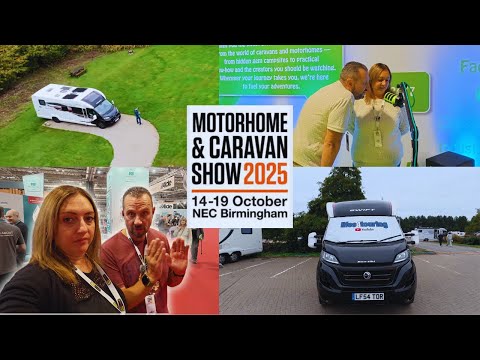 Видео: Мы не просто посетили выставку автодомов и караванов NEC… Мы туда переехали!