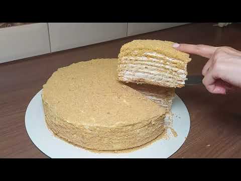 Видео: Simply and delicious Honey cake 🐝🍯🎂/ Вам и этому Медовику гости будут аплодировать стоя❗️👏👏👏