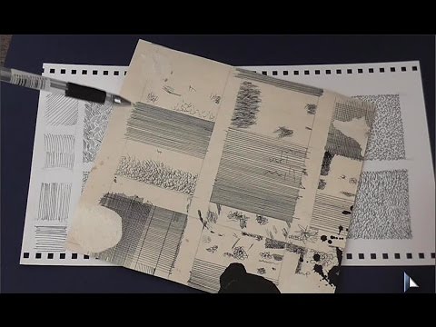 Видео: Как рисовать тушью Упражнения Примеры Фактуры