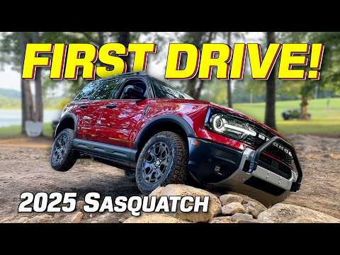 Видео: Новый Ford Bronco Sport Sasquatch 2025 года — это маленький, но мощный внедорожник!