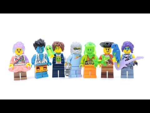 Видео: Распаковка LEGO® Build-a-Minifigures