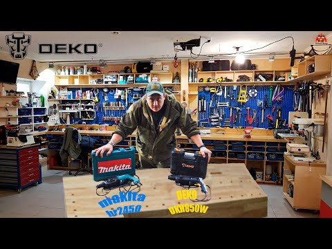 Видео: Перфоратор DEKO DKH850W и Makita HR 2450