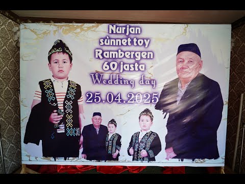 Видео: Рамберген 60 жаста Нуржанга Суннет тойы  25 04 2025 ж